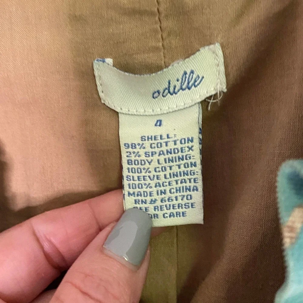 𝅺anthropologie Odille Jacket Size 4